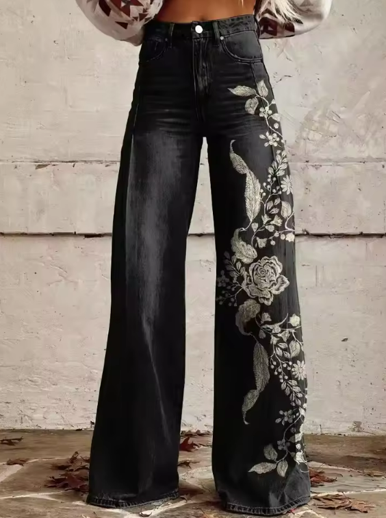 ECSLISSI - Pantalon Bohémien Élégant