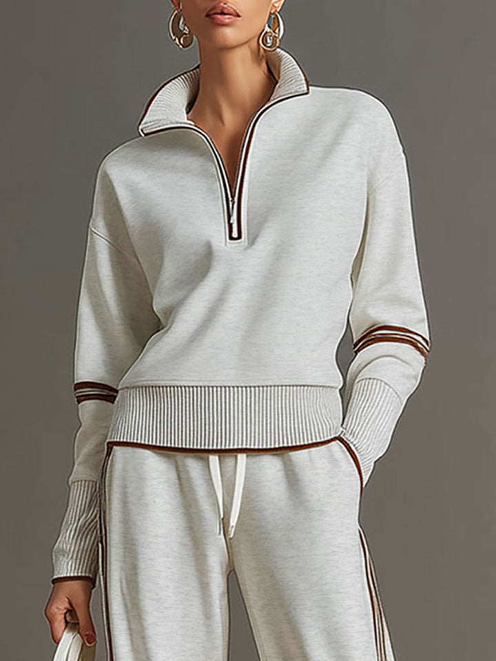 Marietta – Blouse et pantalon à jambes larges
