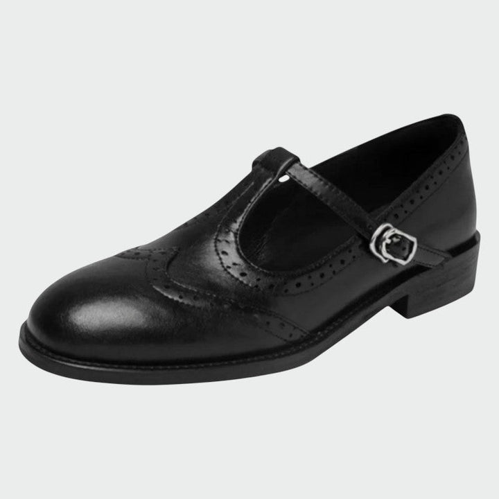 Olivia – Elegant Leather Mary Jane Shoes