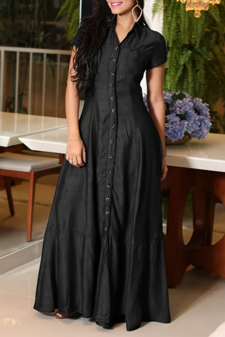 Eliza | Robe Longue en Jean