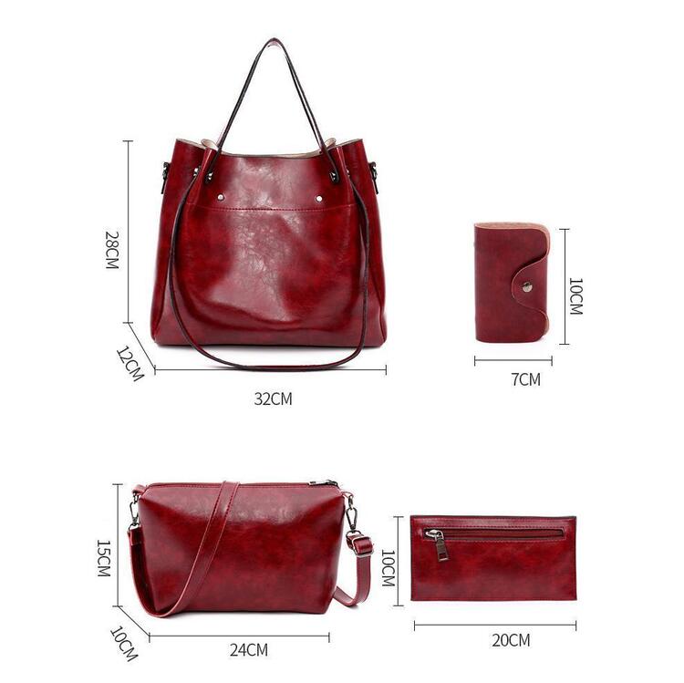 Sutton - Stylish Retro 4-Piece Bag Set