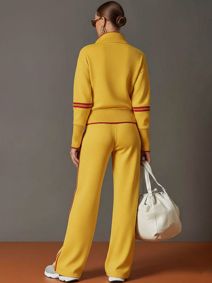 Marietta – Blouse et pantalon à jambes larges