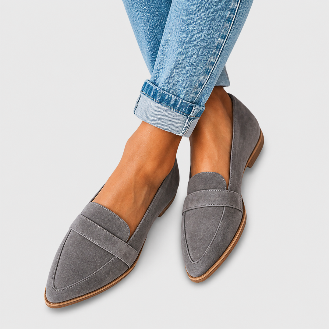 Helen | Chaussons orthopédiques en daim doux