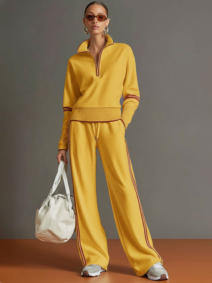 Marietta – Blouse et pantalon à jambes larges