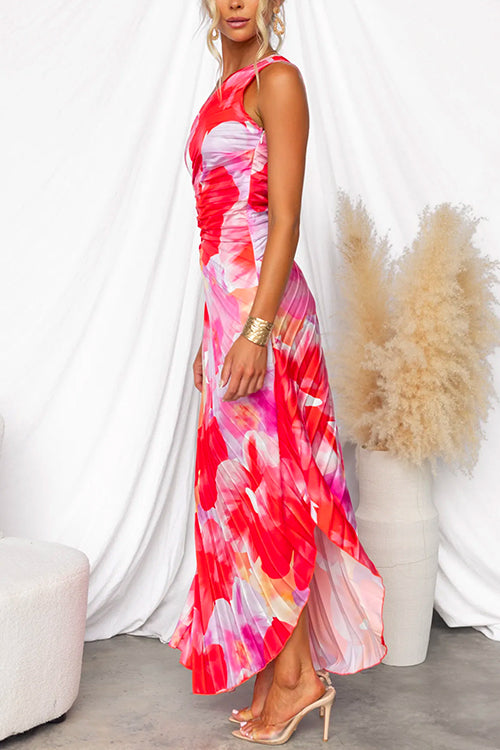 Yanira™ | Robe Plissée Unilatérale