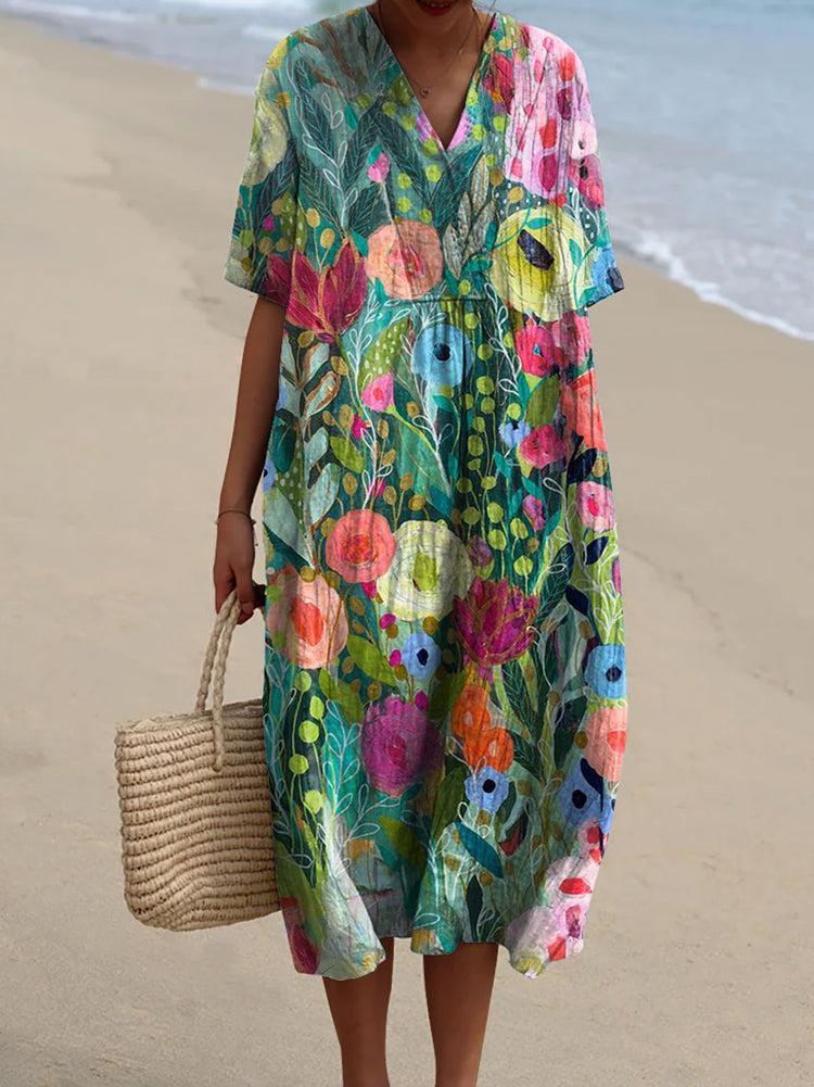 Harjas - Robe Fleur Vintage