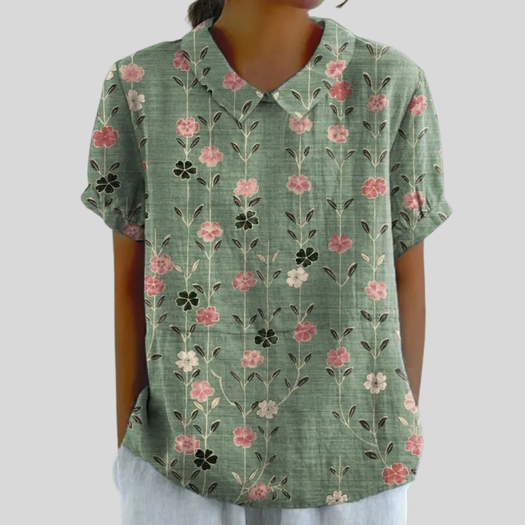 Top Floral Élégant