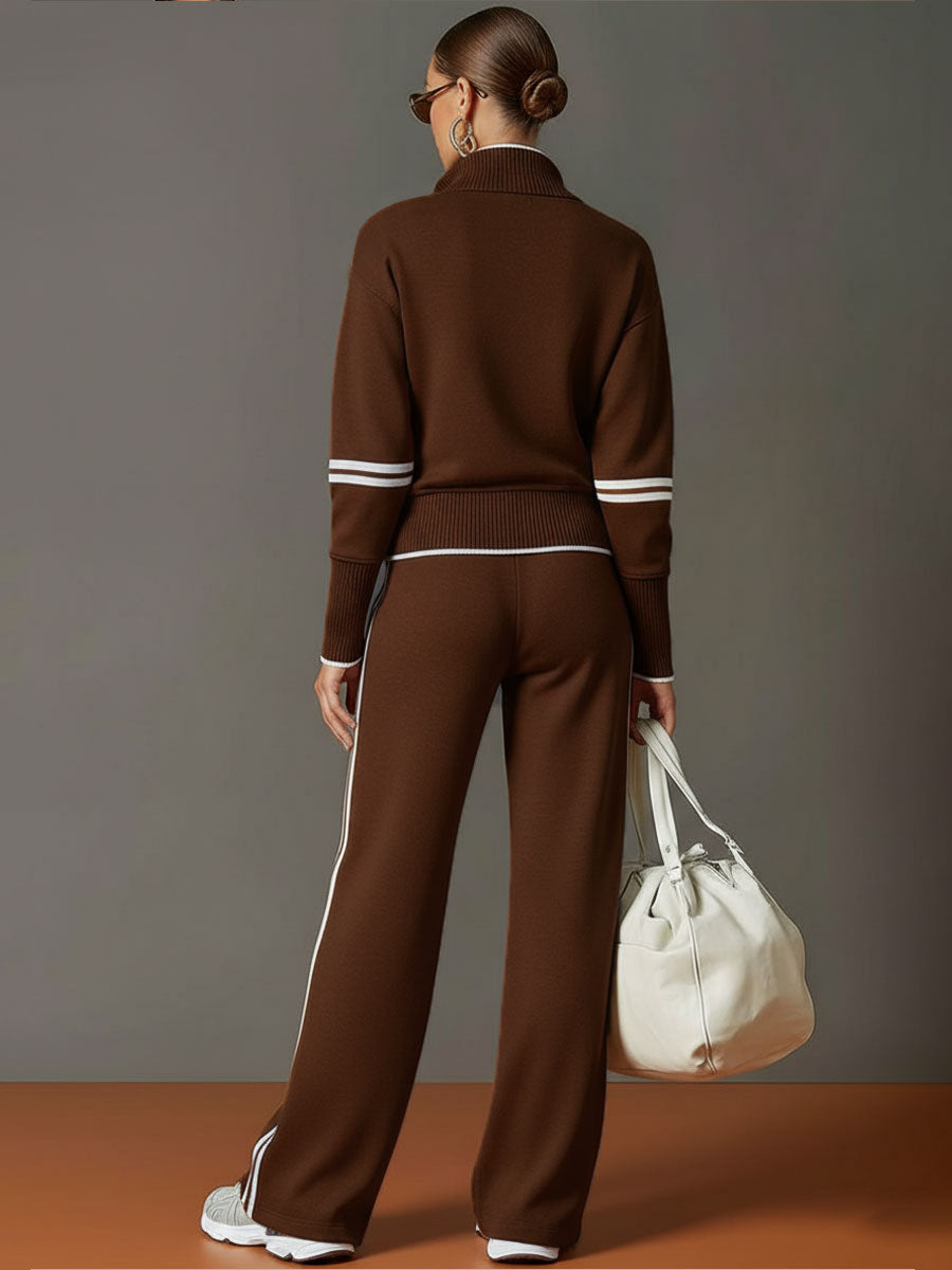 Marietta – Blouse et pantalon à jambes larges