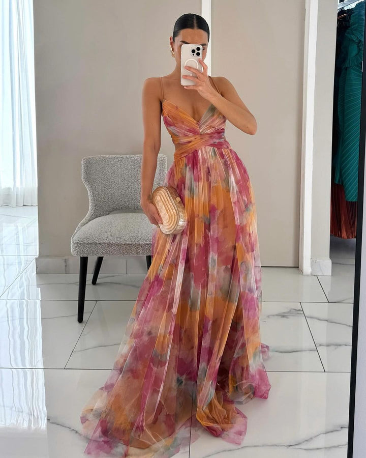 Sanne™ | Robe de soirée romantique et fluide