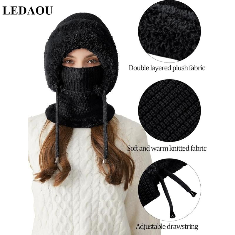 Women's Versatile 3-in-1 Beanie Hat