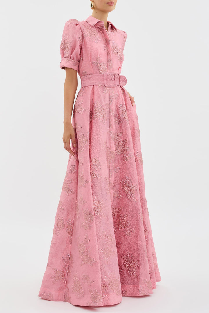 Anabella - Robe avec Manches Courtes Bouffantes