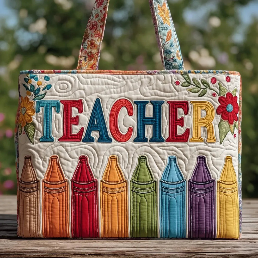 Joie de l'Enseignant | Sac Matelassé Fait Main
