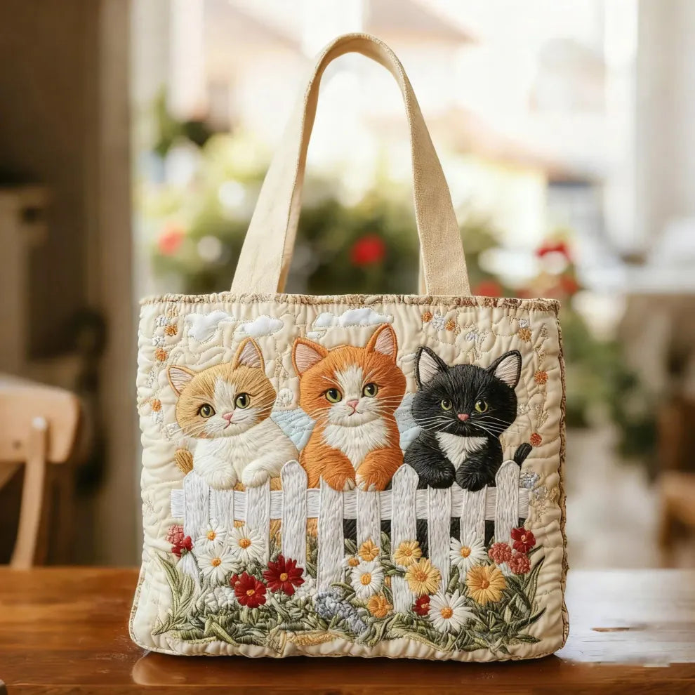 Chatons de Jardin | Sac Artisanal Matelassé