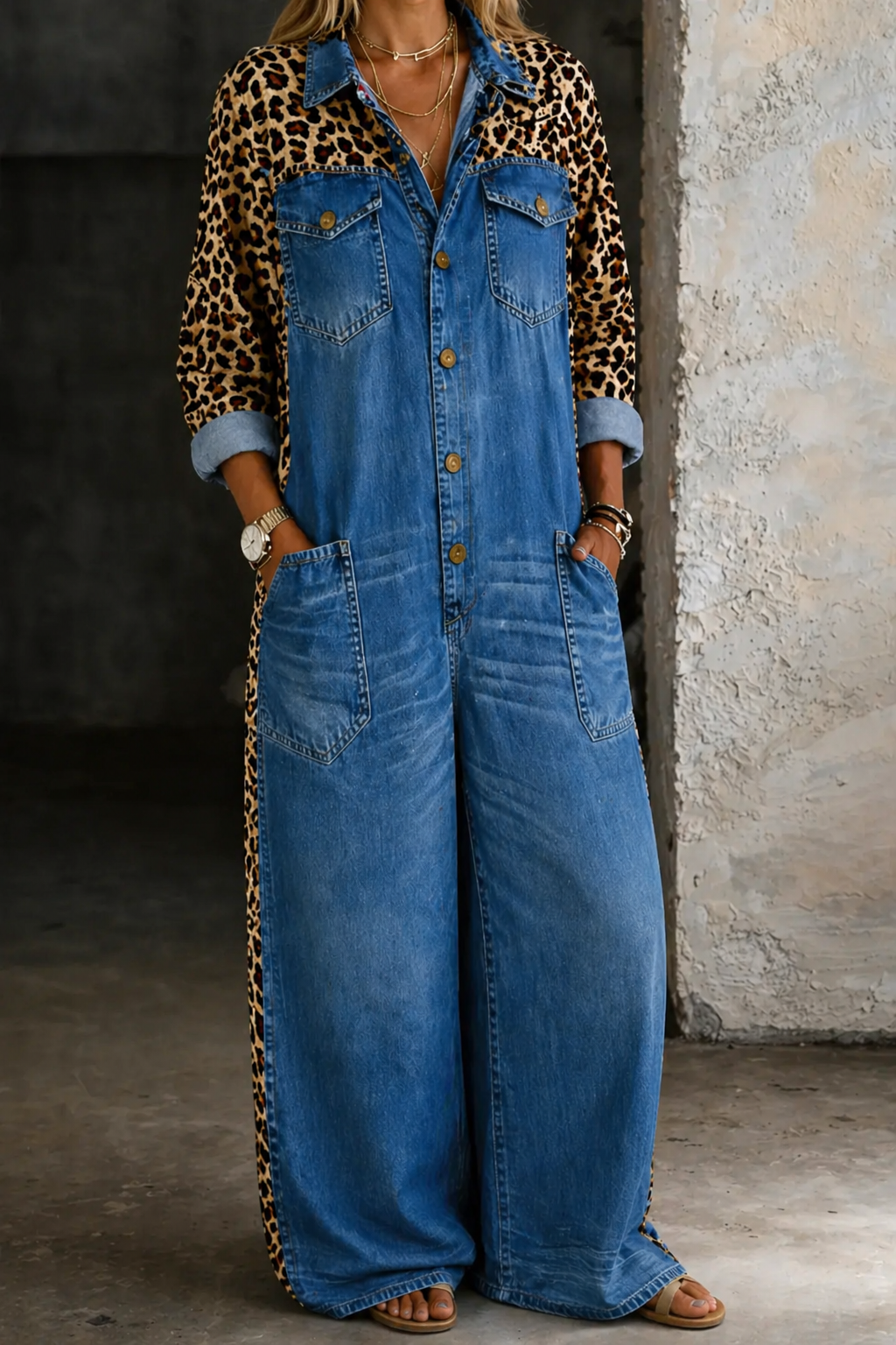Amanda | Combinaison en Jean One Piece