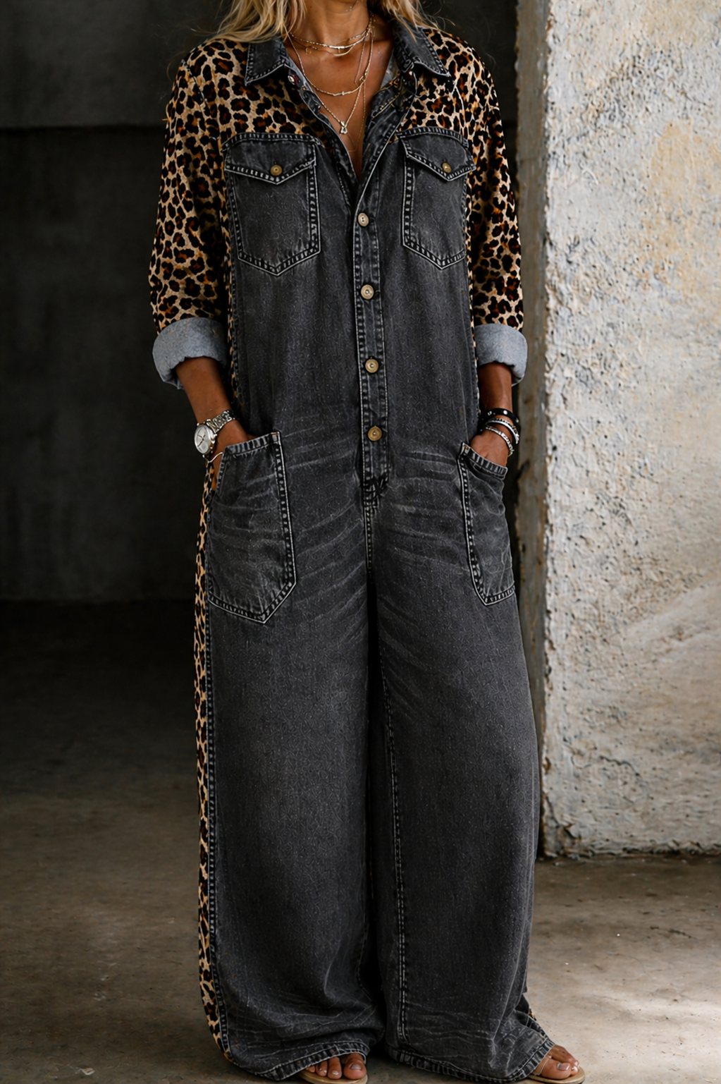Amanda | Combinaison en Jean One Piece