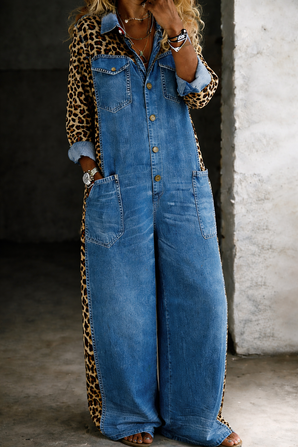 Amanda | Combinaison en Jean One Piece