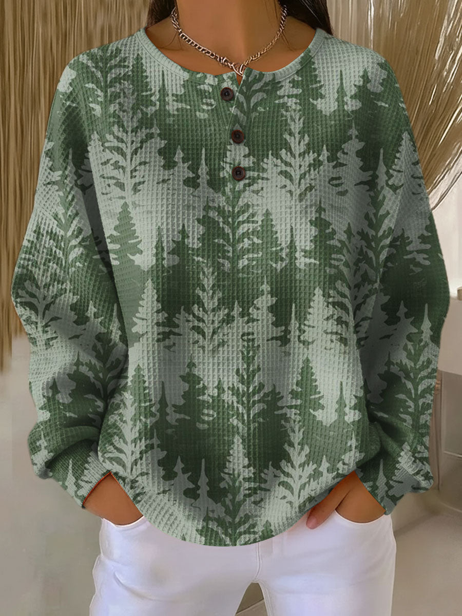 Inga™ - Sweater with Classic Tree Motif