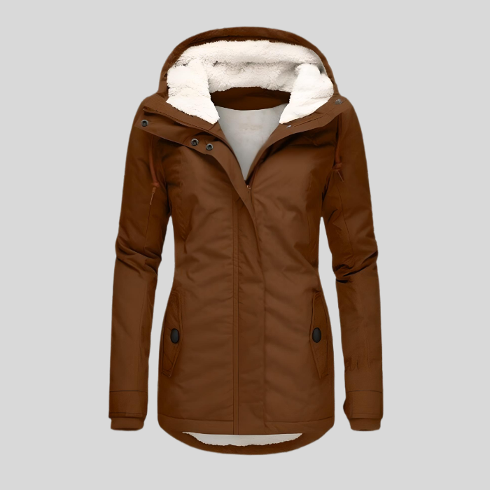 Wrenley™ – Waterproof Long Jacket with Hood and Lining