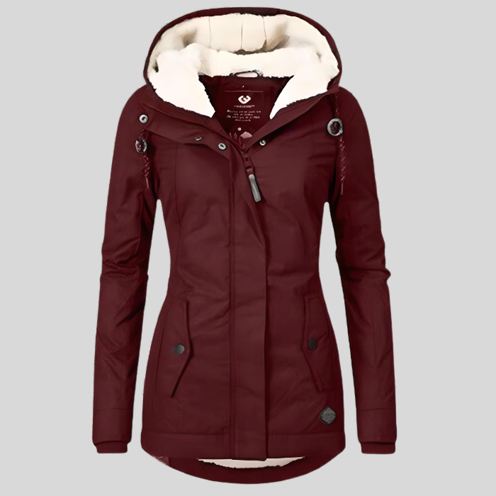 Wrenley™ – Waterproof Long Jacket with Hood and Lining