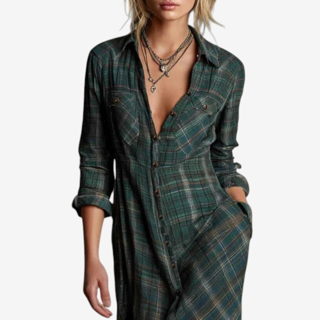 Amelia - Robe Longue Élégante
