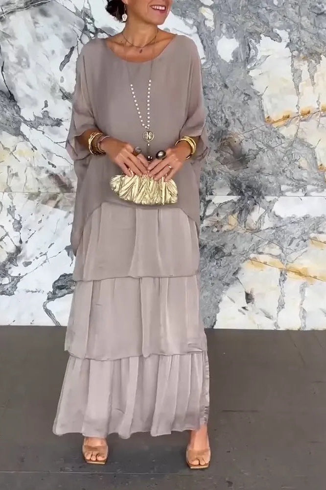 Robe Superposée Nora - Gris