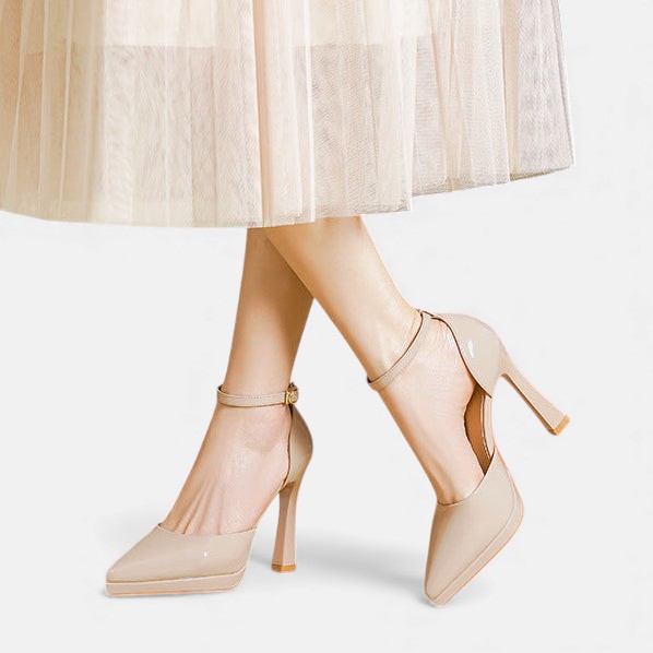 Evette™ | Talons en Cuir