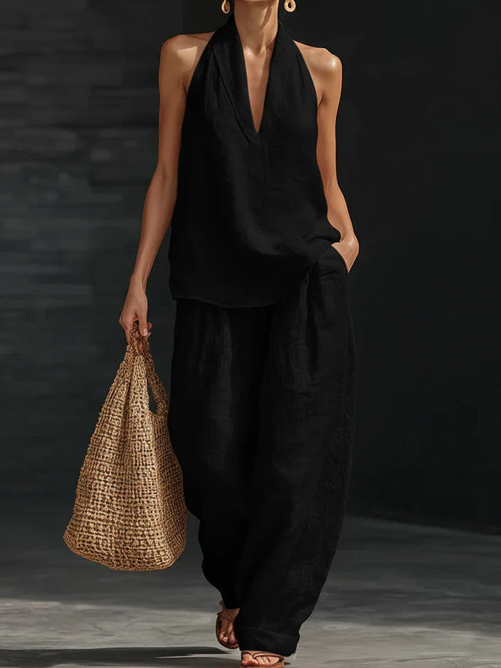 Zoë™ Ensemble sans manches avec pantalon baggy