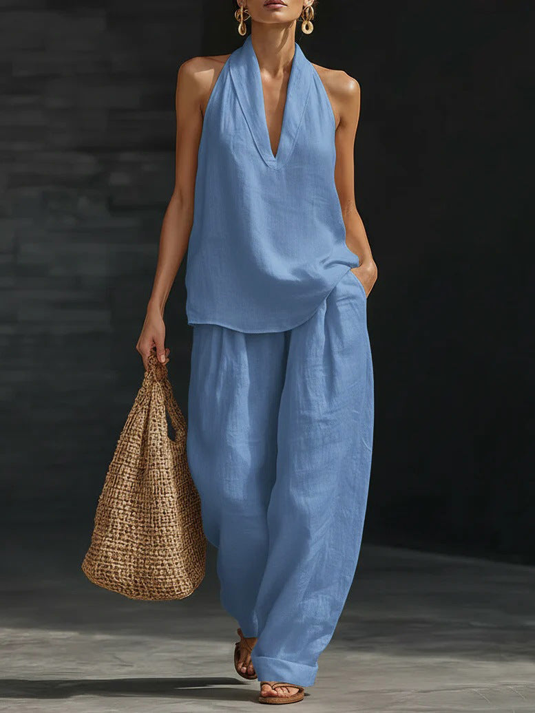 Zoë™ Ensemble sans manches avec pantalon baggy