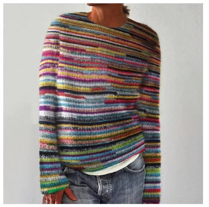 Keira™ | Casual Patterned Knit Sweater