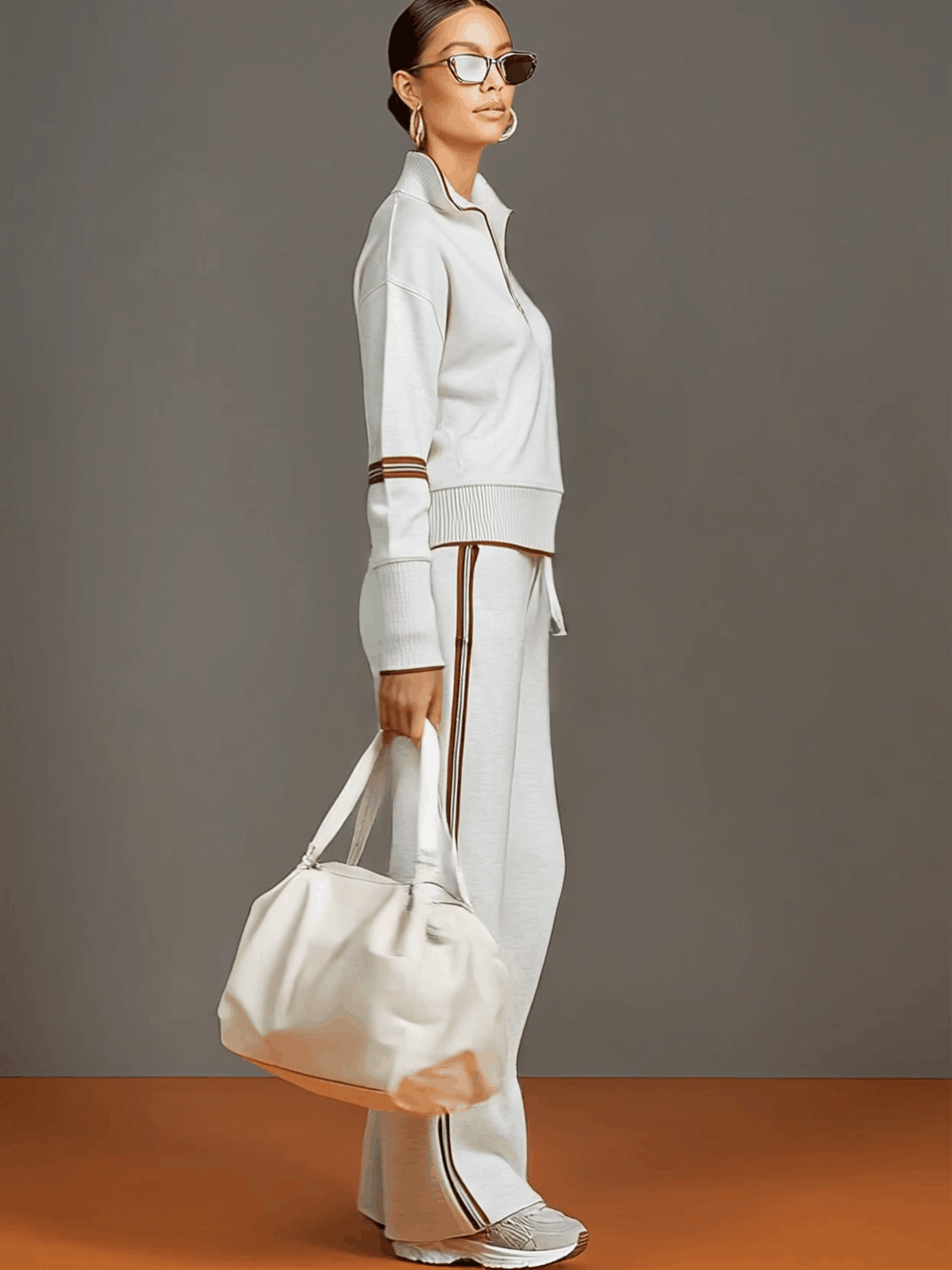Marietta – Sweat et pantalon à jambes larges