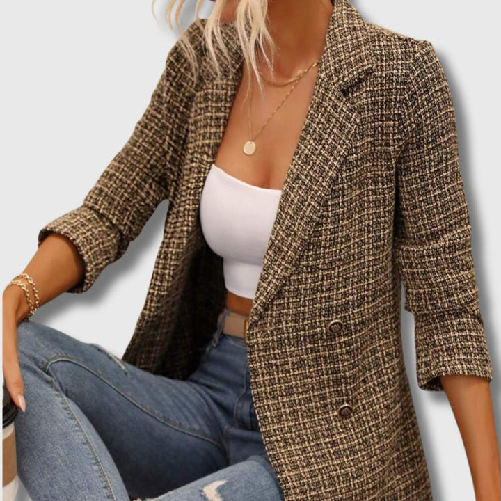 Blazer en tweed chic Tina™