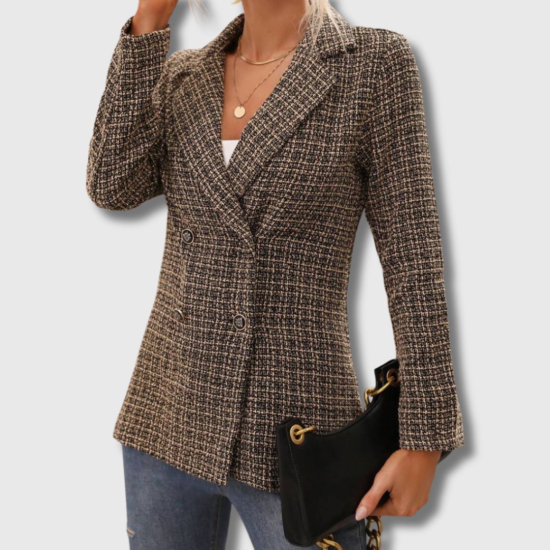 Blazer en tweed chic Tina™