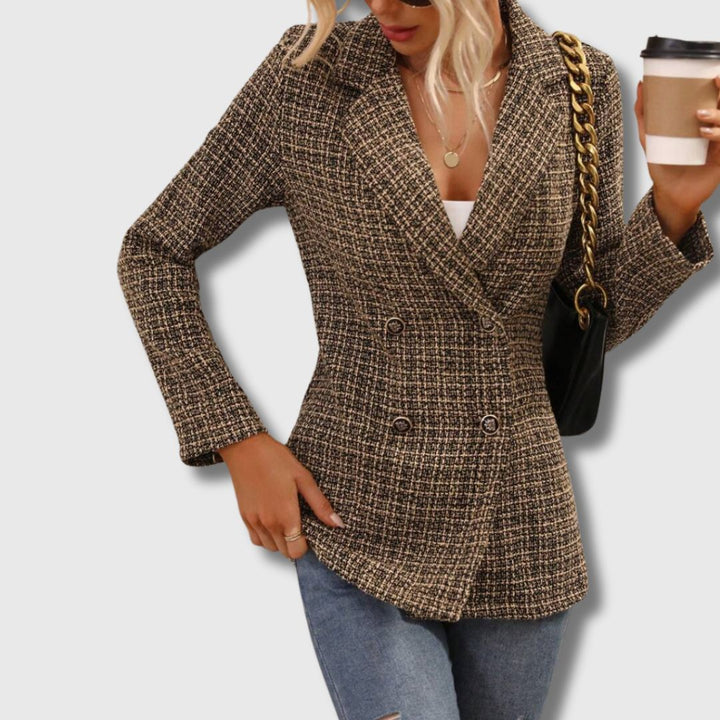 Blazer en tweed chic Tina™