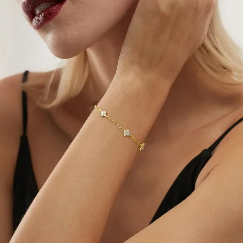 Bracelet en Cristal Papillon