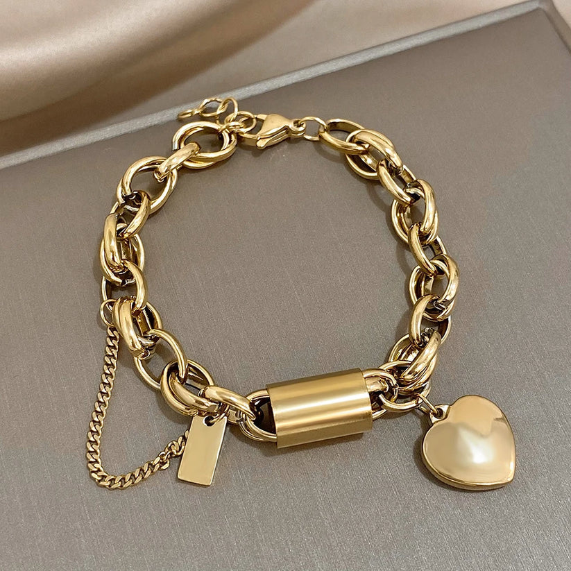 Bracelet Chunky Réconfortant | Or