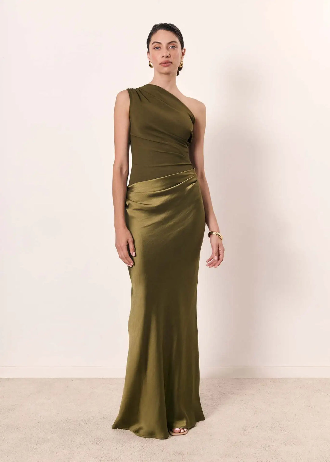 Sophia | Robe Maxi avec un Guilt en Satin