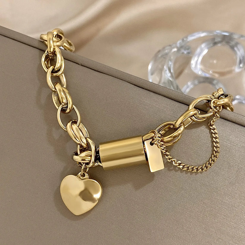 Bracelet Chunky Réconfortant | Or