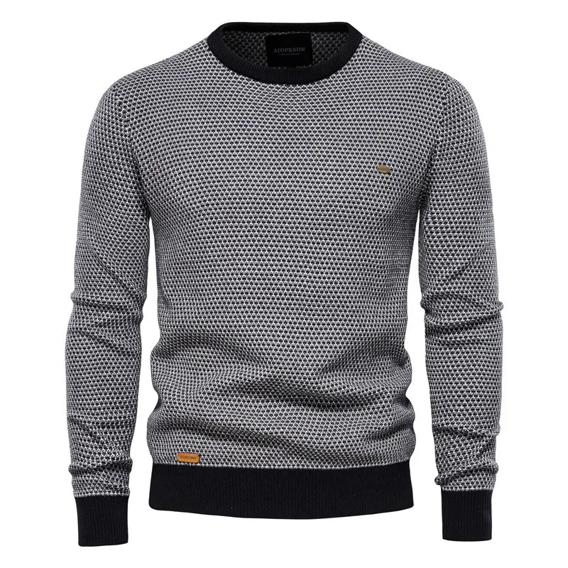 Steinmann | Men's Sweater with Diamond Pattern