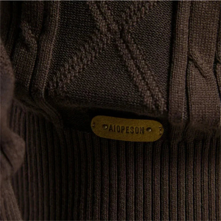 Waldemar | Men's Cardigan with Button Placket