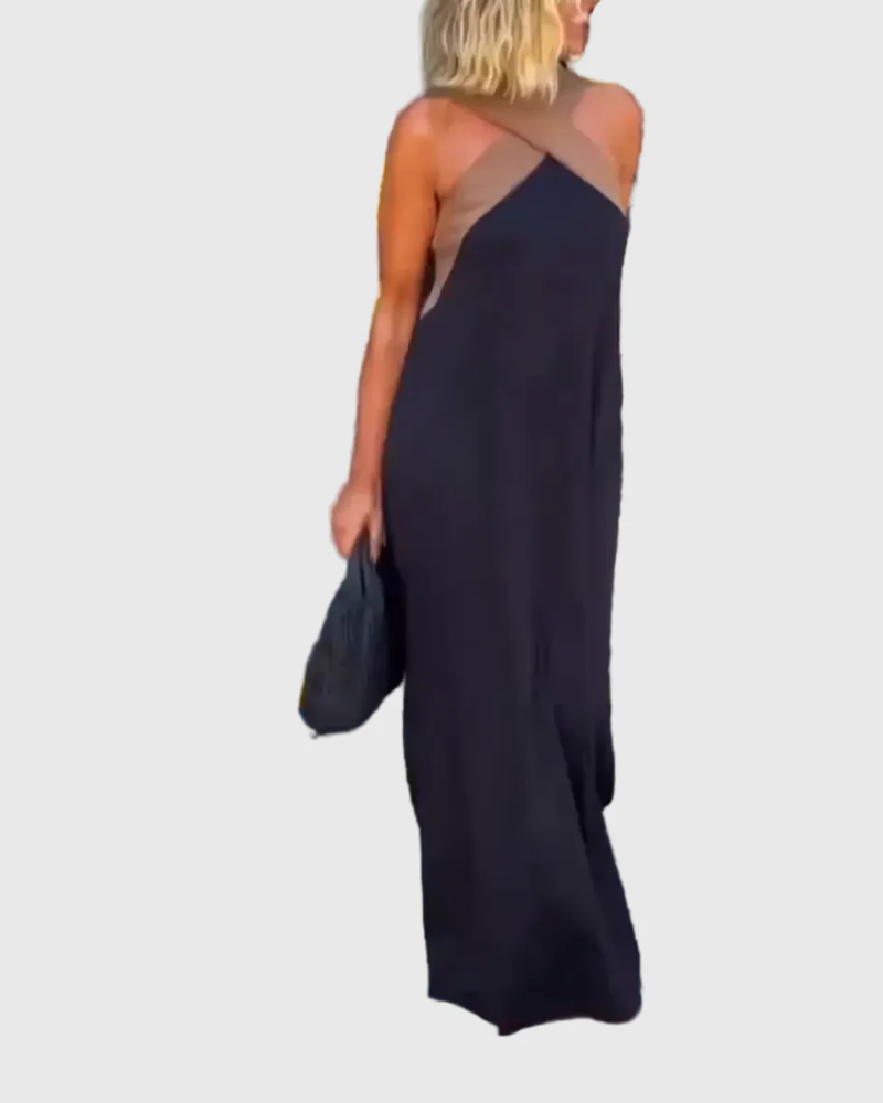 Elena | Robe Maxi Fluide Élégante