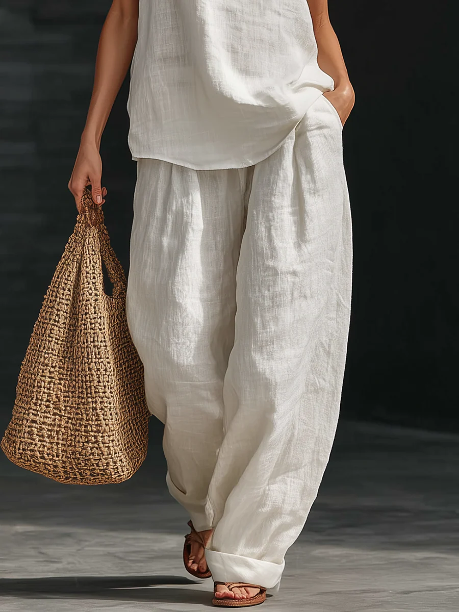 Zoë™ Ensemble sans manches avec pantalon baggy