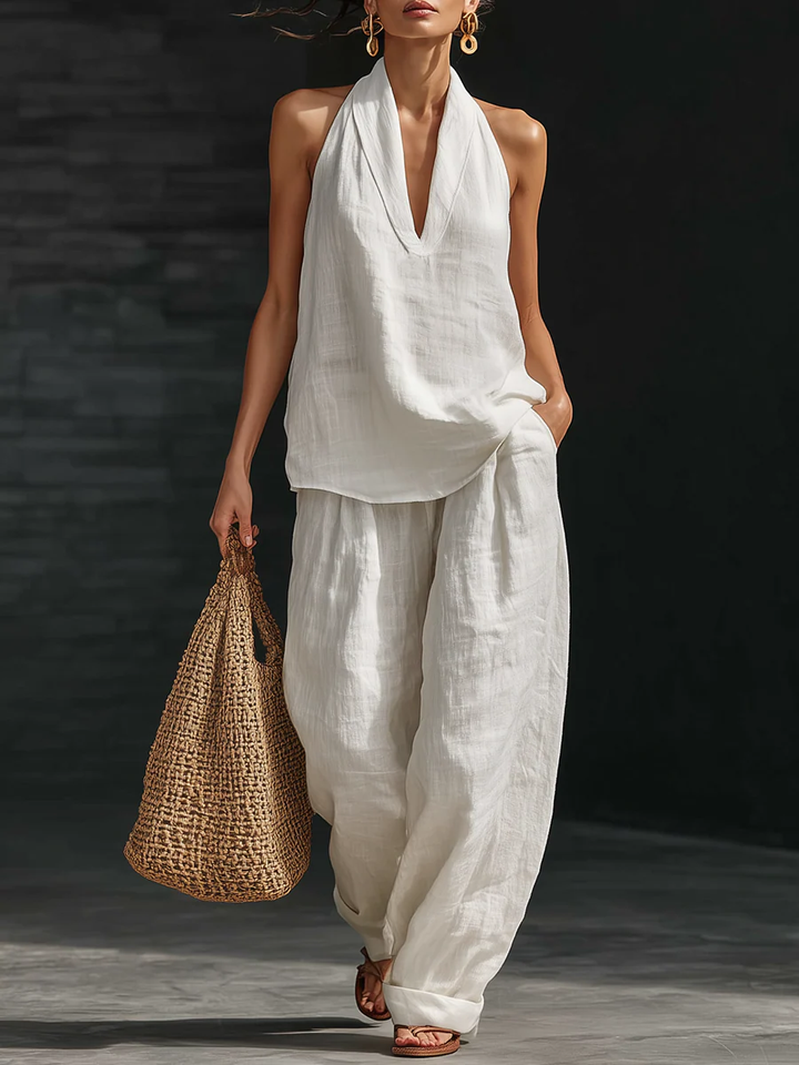 Zoë™ Ensemble sans manches avec pantalons larges