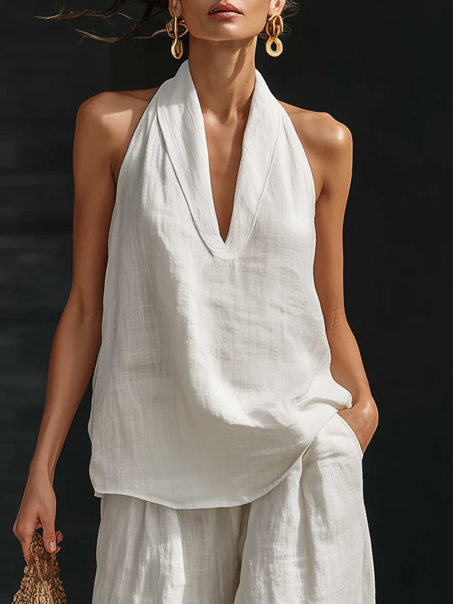 Zoë™ Ensemble sans manches avec pantalon large