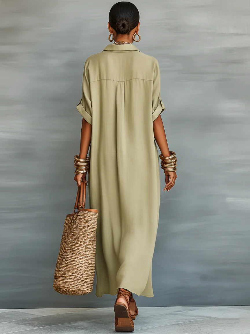 Marella | Robe Chemisier Longue