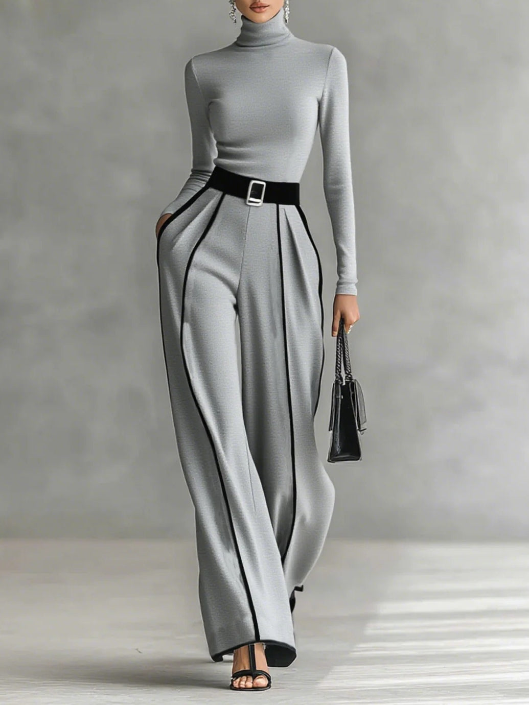 Vera™ || Ensemble élégant avec des détails contrastés