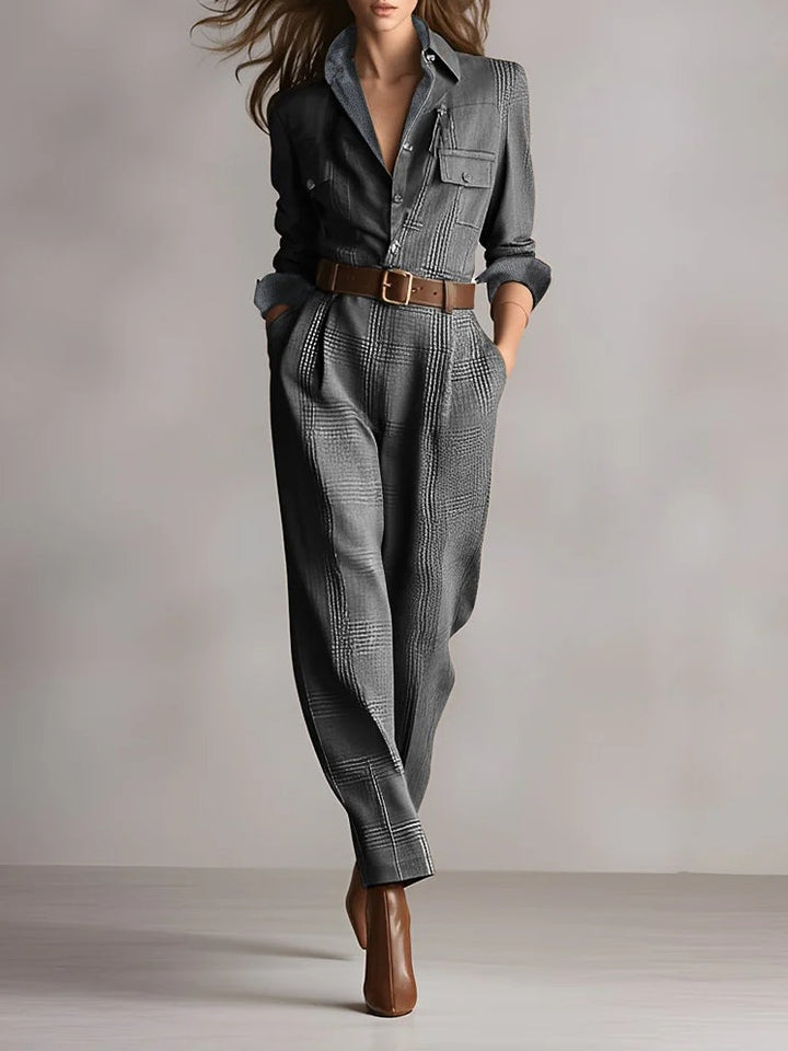 Mirabelle – Salopette en Tweed pour Femmes