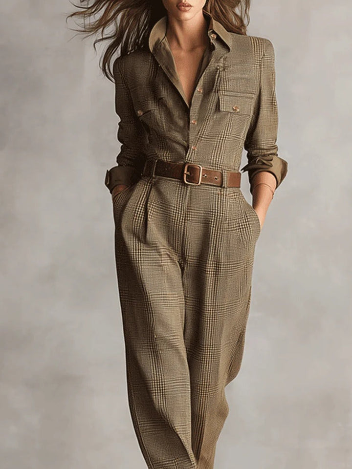 Mirabelle – Combinaison en tweed pour femme