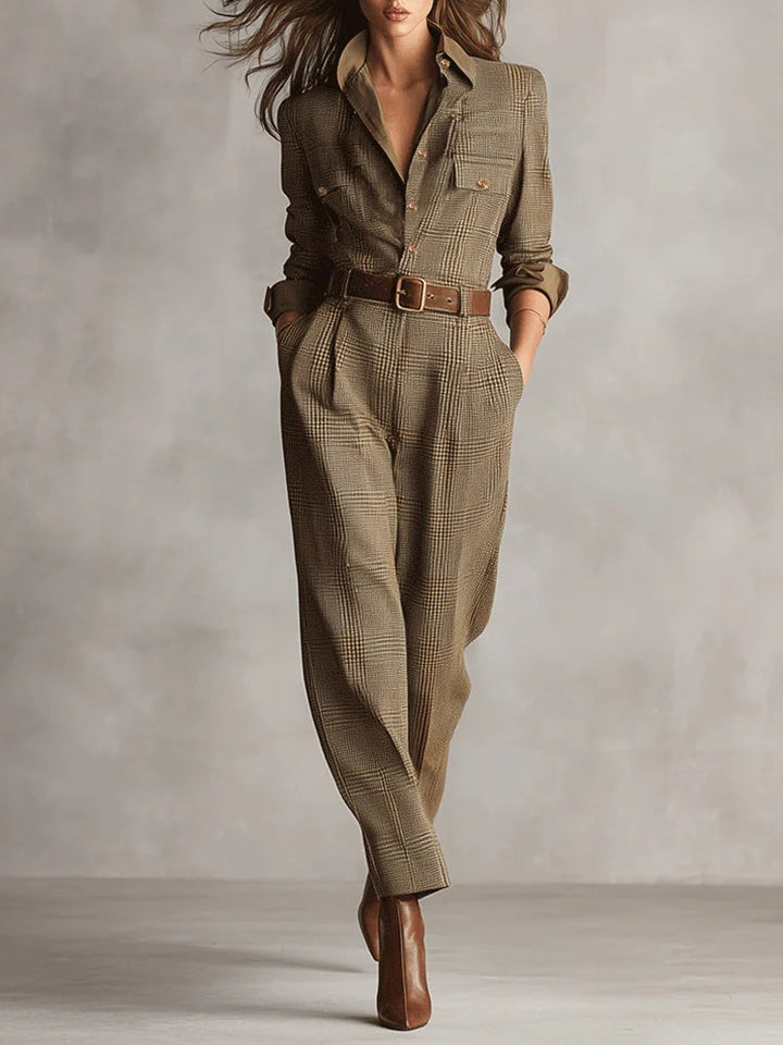 Mirabelle – Salopette en Tweed pour Femmes