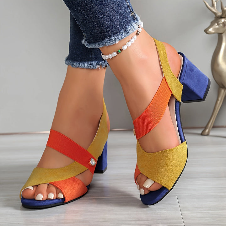 Elara™ | Talons Confortables avec Brides Croisées