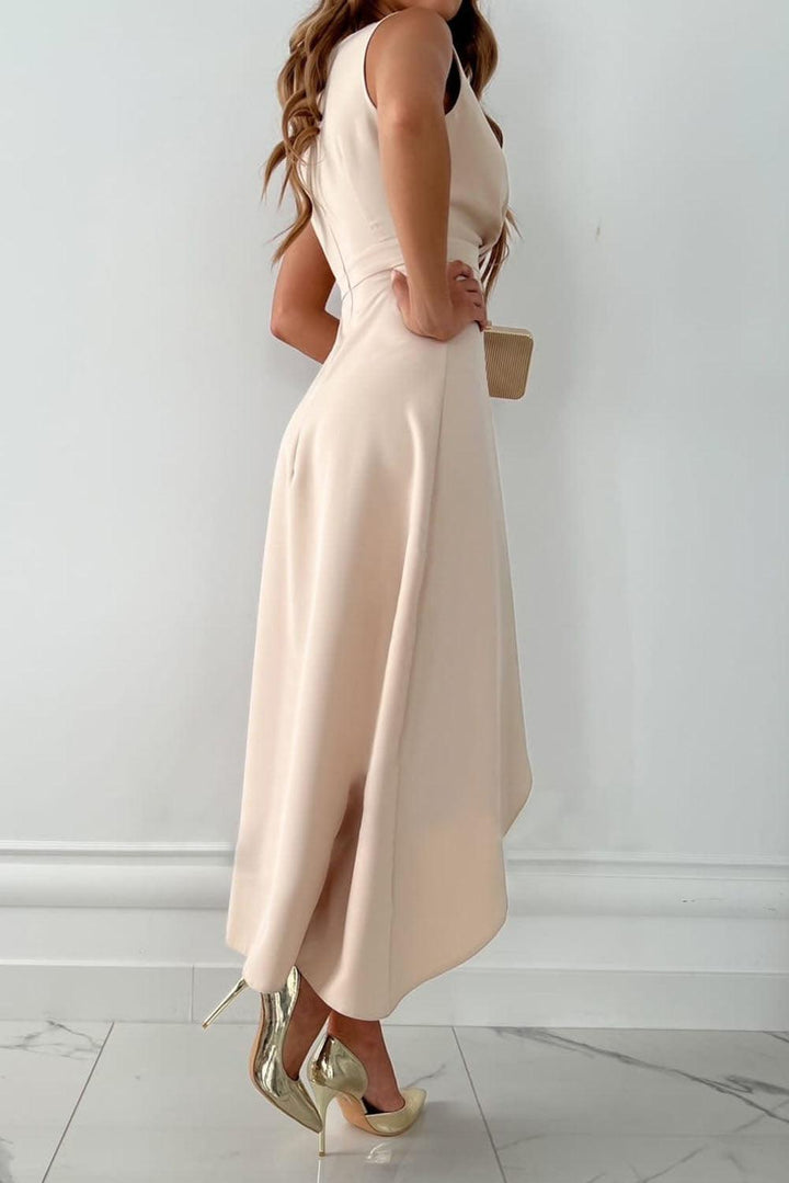 Robe avec Motif Rose